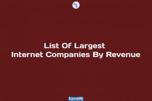 List Of Largest Internet Companies By Revenue