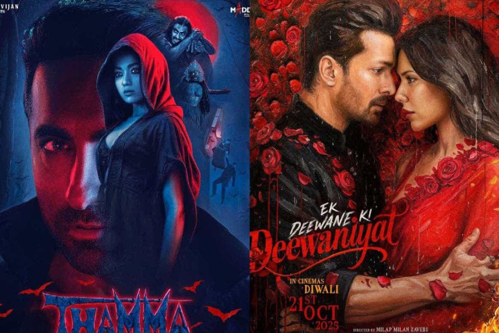 Thamma vs Ek Deewane Ki Deewaniyat: Ayushmann Khurrana and Harshvardhan Rane Starrers Light Up Box Office With 40 Crore Gross Post-Diwali Day