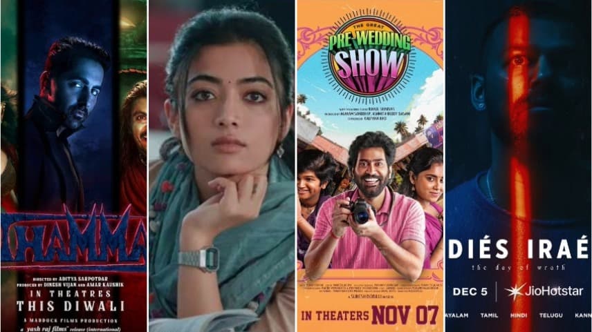 OTT Releases This Week Dec1 to Dec 7: Rashmika Mandanna's The GirlFriend to Thamma; Full list of movies & series on Netflix, Prime Video and more