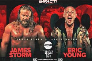 James Storm To Wrestle His 1000th Match Against Eric Young Next Tuesday On IMPACT Wrestling