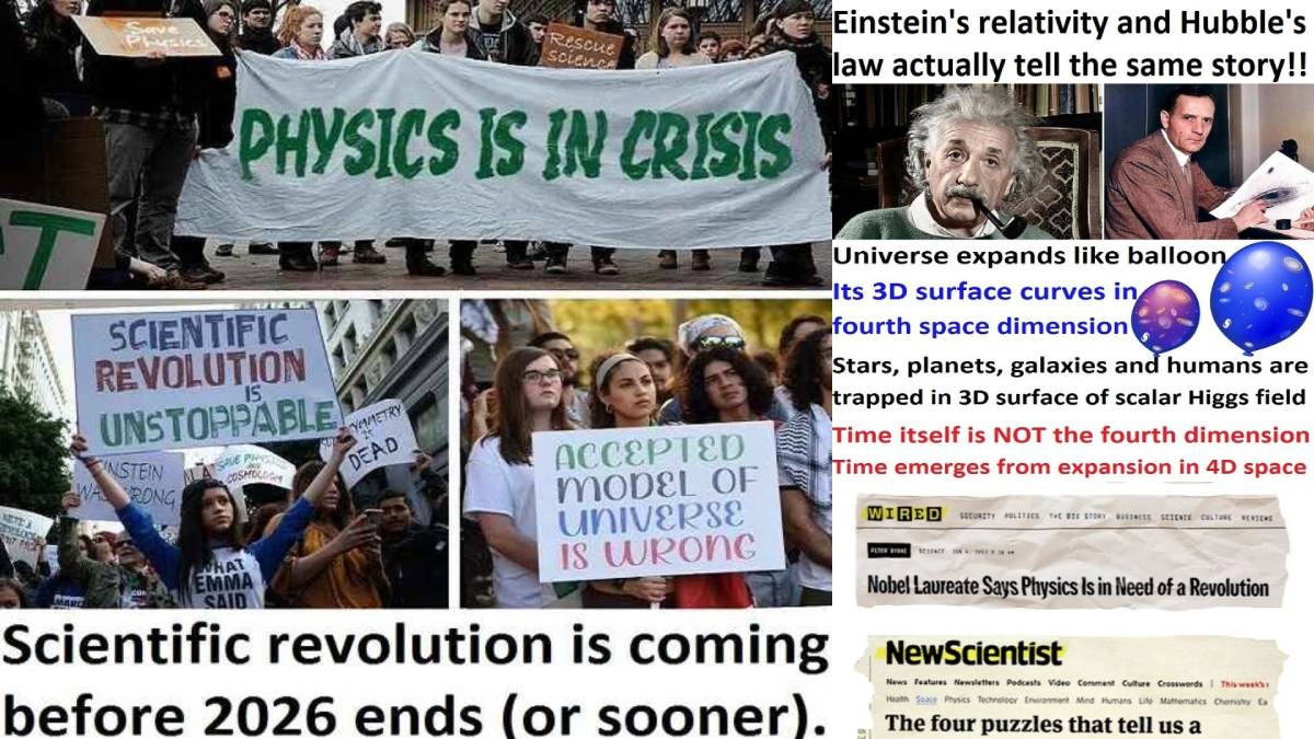Physics and Cosmology are both in crisis because of (currently accepted) wrong model of the universe