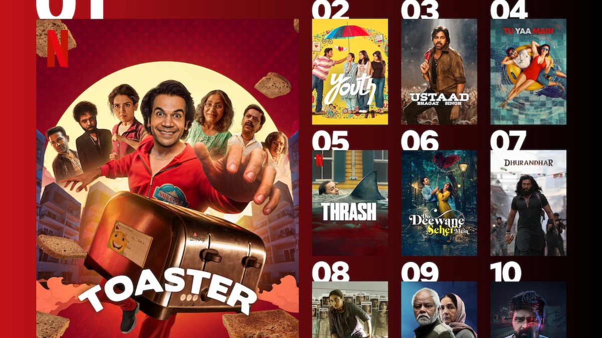 Netflix India Top 10 (April 13-19): Dhurandhar Outpaces RRR's 10-Week Record With a Massive 31.1 Million Views Benchmark