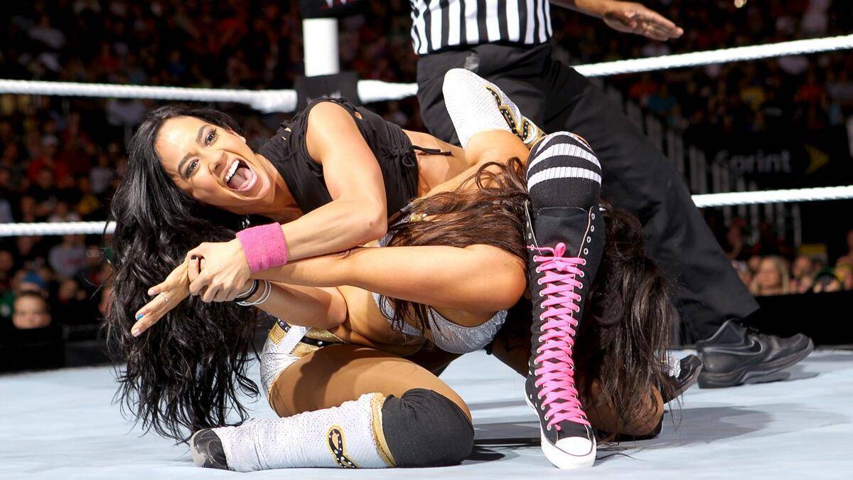 Layla Reveals the Unexpected Story Behind Her Viral AJ Lee Moment On WWE Raw 2013
