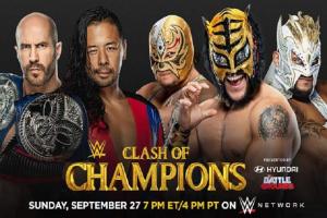 SmackDown Tag Team Champions Shinsuke Nakamura & Cesaro vs. Lucha House Party Announced For Clash Of Champions