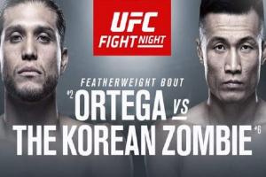 UFC Fight Night: Ortega Vs. The Korean Zombie Fight Card October 17, 2020: Predictions & Preview, Odds, Matches, Location, Time, Fight Island