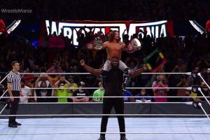 WWE WrestleMania 37: The New Day Vs. AJ Styles and Omos Full Match, Winner