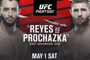 UFC On ESPN: Reyes Vs. ProchÃ¡zka Fight Card, Prediction, Date & Location, Odds, Poster, Start Time