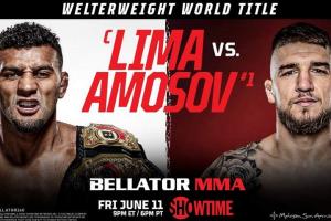 Bellator 260: Lima vs. Amosov Fight Card: Prediction & Preview, Date & Location, Tickets, Poster, Odds, Start Time