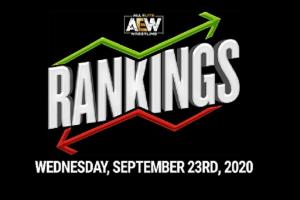 AEW Rankings As Of Wednesday, September 23, 2020