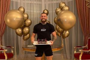 Photo: Conor McGregor Celebrates Being Ranked As The World's Highest-Paid Athlete By Forbes