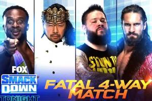 WWE SmackDown 7/16: Big E Vs. Kevin Owens Vs. King Shinsuke Nakamura Vs. Seth Rollins Full Match & Winner