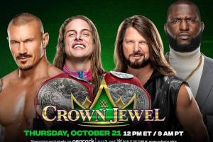 WWE Crown Jewel 2021: RK-Bro Vs. AJ Styles & Omos Full Match & Winner