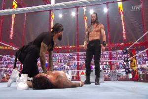 WWE Hell In A Cell 2020: Roman Reigns (c) Vs. Jey Uso--I Quit Match Winner