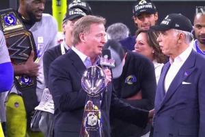 WWE Presents Los Angeles Rams With Custom-Made Championship Belt For The Victory