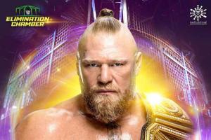 Brock Lesnar Wins The WWE Championship At Elimination Chamber 2022