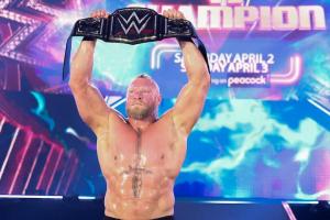 Report: Brock Lesnar Went Off-Script During WWE Elimination Chamber Match