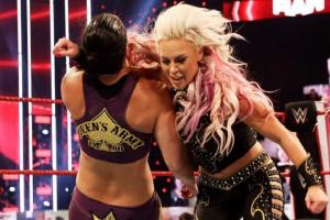WWE Raw: Dana Brooke & Mandy Rose Vs. Nia Jax & Shayna Baszler Women’s Tag Team Title Match