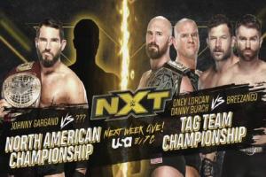 Two Massive Title Matches Announced For Next Week's NXT