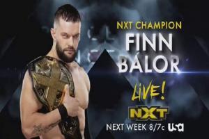 WWE Announces The Return Of NXT Champion Finn Balor On 11/18 NXT