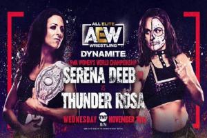 Serena Deeb Vs. Thunder Rosa Announced For The NWA Women's World Championship Rematch On AEW Dynamite 11/18