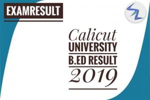Calicut University B.Ed Result 2019 Declared | Details Inside