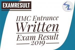 IIMC Entrance Written Exam Result 2019 Announced | Details Inside