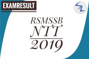 RSMSSB NTT 2019 Result Declared | Details Inside