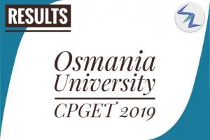 Osmania University CPGET 2019 | Rank List Released | Details Inside