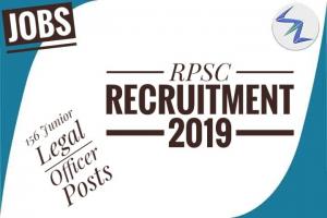 RPSC Recruitment 2019 | 156 Posts Of Junior Legal Officer | Details Inside