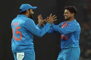 Rohit, Spinners guide India to an easy win