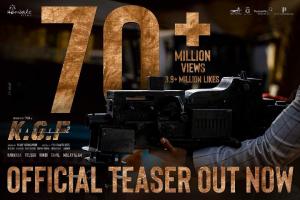 KGF Chapter 2 Teaser Is The Most Viewed Indian Trailer/Teaser in 24 Hours on Youtube