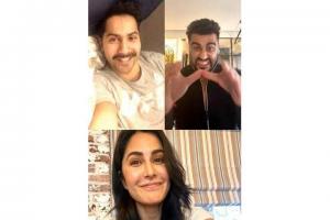 COVID-19 effect: Katrina, Varun, Arjun bond over video call
