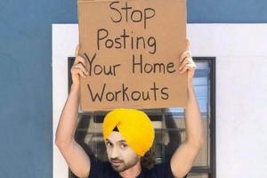 Diljit hilariously requests people to stop posting workout videos amid COVID-19