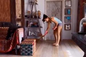 Lockdown diaries: Katrina's brooming session turns into cricket game!