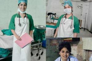 Actress Shikha turns nurse to fight against COVID-19