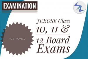 JKBOSE Class 10th & 12th Board Exams Postponed Due To Corona OutBreak | Details Inside