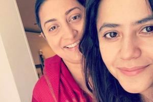 Smriti Irani has a witty reaction to Ekta Kapoor's throwback pic