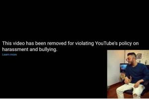 CarryMinati Viral Video Deleted for Violating YouTube's policy