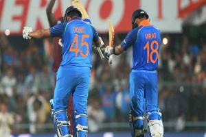 Virat-Rohit Show Break Windies Down
