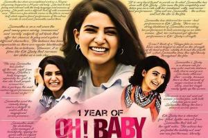 Oh Baby is all heart and is the most proud I will be of a film, writes Samantha Ruth Prabhu