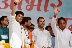 Congress President Rahul Gandhi Addresses Aabhar Sammelan In Bhopal, Madhya Pradesh