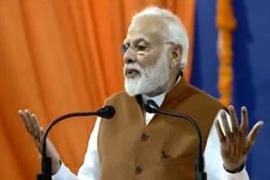 PM Narendra Modi Addresses Public Meeting At Hubli, Karnataka