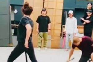 Kangana Ranaut Turns Her Fight Mode On In Rehearsals For 'Dhaakad' Film