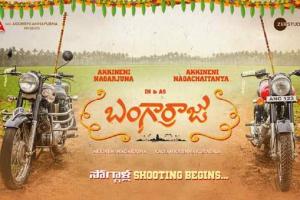 Nagarjuna And Naga Chaitanya Begins Filming Of Blockbuster 'Soggade Chinni Nayana's' Prequel 'Bangaraju'