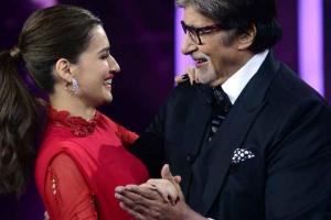 Amitabh Bachchan Remembers College Days As He Dances With Kriti Sanon At KBC13 Sets