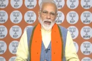 PM Narendra Modi Interacting with Crores of BJP Karyakartas Across Several Locations