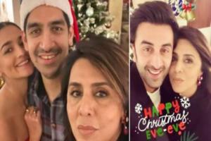 Neetu Kapoor, Alia-Ranbir celebrate Xmas eve with 'Brahmastra' director