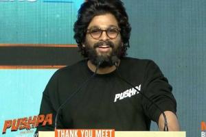 Allu Arjun's emotional speech at 'Pushpa' event: 'I would be nothing without Sukumar'