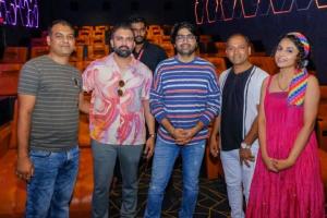 Team Vickida No Varghodo in Mumbai For Film Promotions