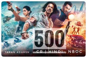 Shah Rukh Khan's Blockbuster Pathaan Hits Historic 500 Crores Net In Hindi